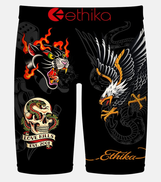 MLUS6J07 - Ink Reign Ethika Men's Staple Boxer Brief