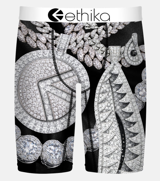 MLUS6J01 - BMR Iced Out Ethika Men's Staple Boxer Brief