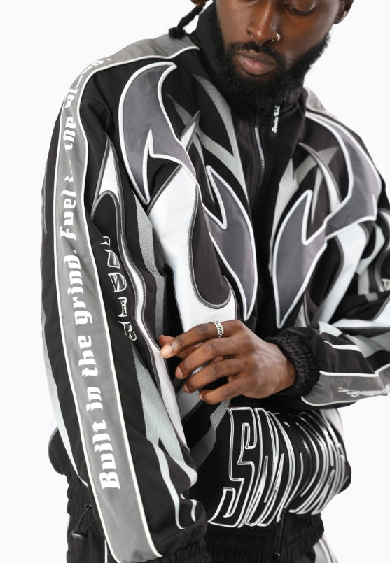 WW26P601 - Power Windbreaker Baggy Drop Shoulder Jacket