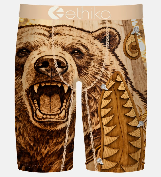 MFAAAH2601 - BMR Grizzy Grain Ethika Men's Staple Boxer Brief