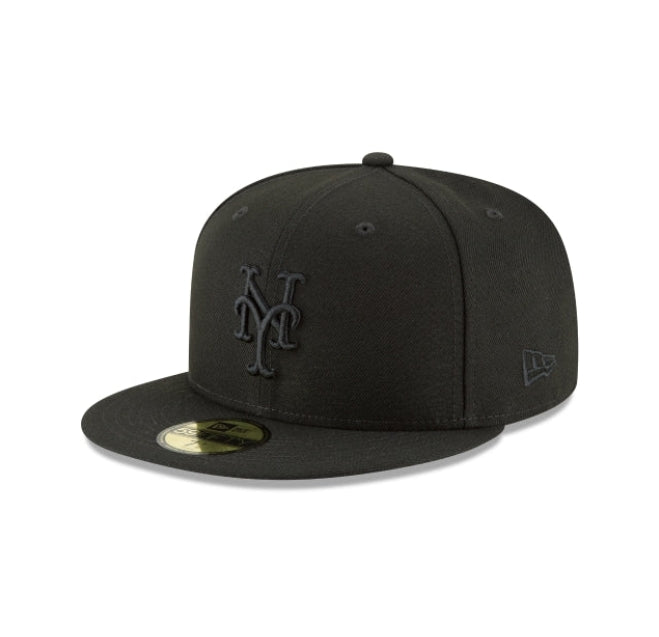 11591131 - New York Mets Blackout Basic 59FIFTY Fitted
