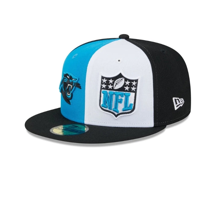 60406819- Carolina Panthers Black, White & Blue 59FIFTY Fitted