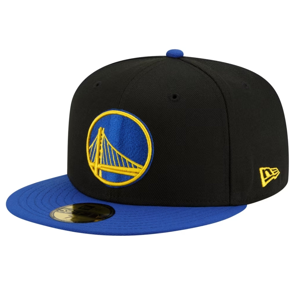 70343680 - Golden State Warriors Black, Blue & Yellow 59FIFTY Fitted