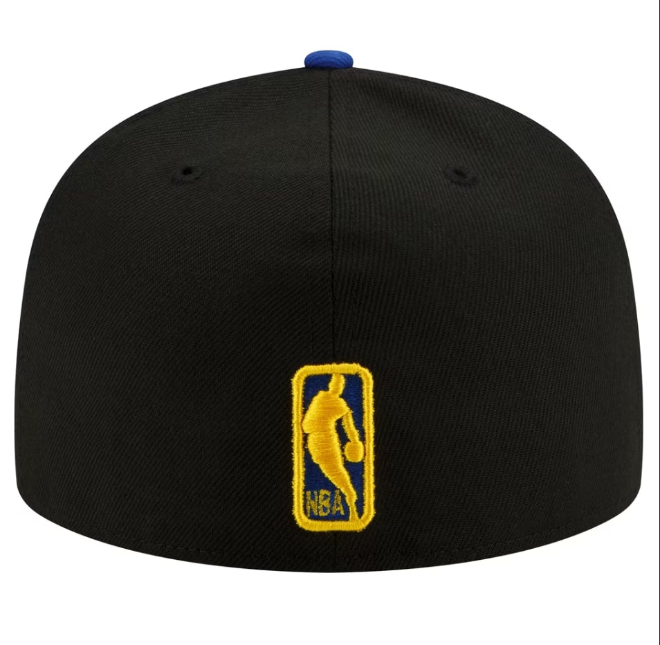 70343680 - Golden State Warriors Black, Blue & Yellow 59FIFTY Fitted
