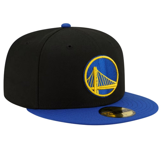 70343680 - Golden State Warriors Black, Blue & Yellow 59FIFTY Fitted