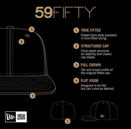 60436094 - New York Mets Orange and Royal 59FIFTY Fitted
