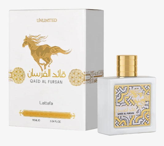 Lattafa Qaed Al Fursan Unlimited Unisex Eau de Parfum Spray, 3.04 Ounce 90ML.e