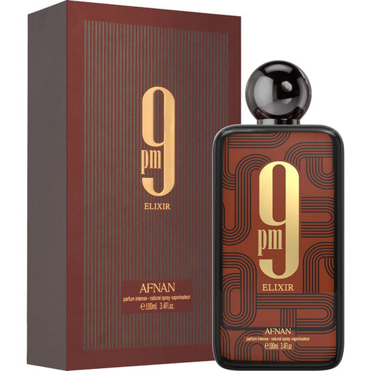 Afnan 9 PM Elixir Unisex Eau De Parfum, 3.4 Fl. Oz