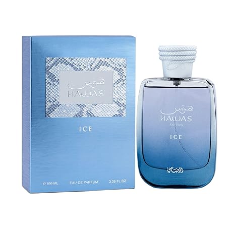 RASASI Hawas Ice Eau De Parfum Spray 100ML(3.4 Oz) EDP (Men)