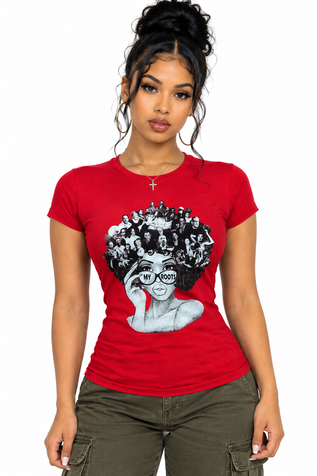 WH-LST1962A - Women's My Roots Graphic T-Shirt