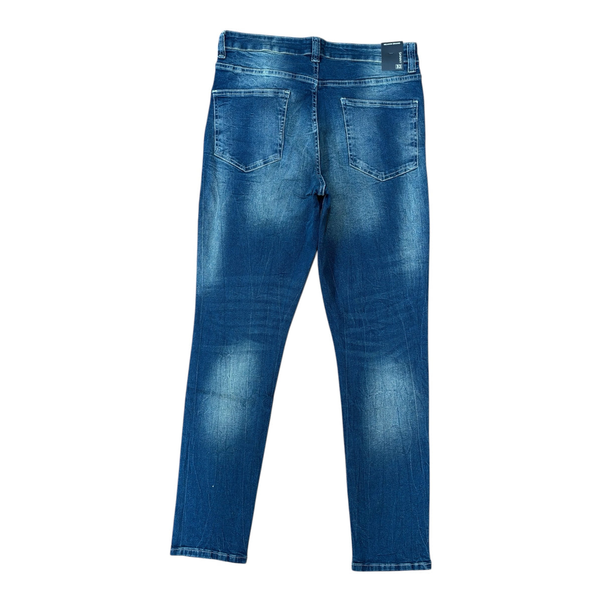 RR5-159 - Stoned Out Rhinestone Denim Skinny Jeans