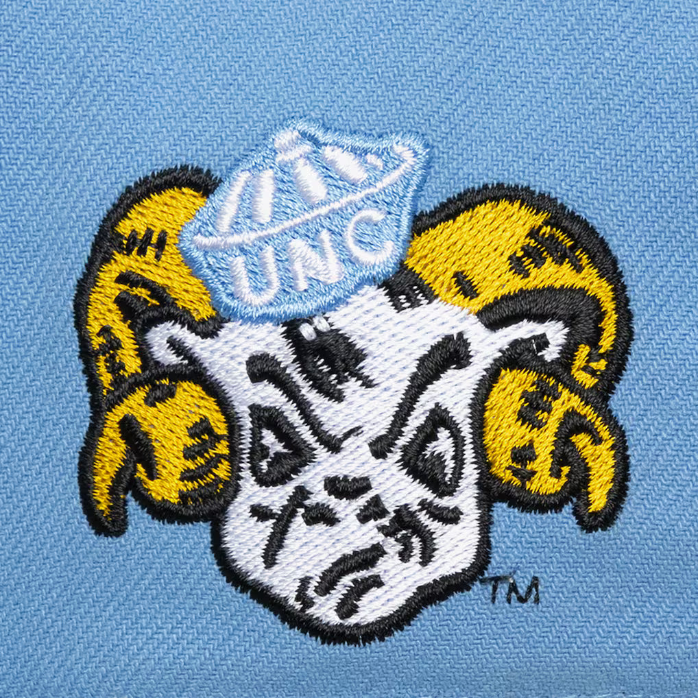 HP15813 - North Carolina Tar Heels Carolina Blue Head Coach Vintage Pro Crown Snapback Hat