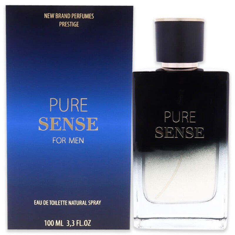 New Brand Pure Sense by for Men - 3.3 oz(100ml) EDT Spray