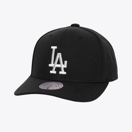 HHSS7600 - Los Angeles Dodgers Black/White Panda Pro Crown Snapback Hat